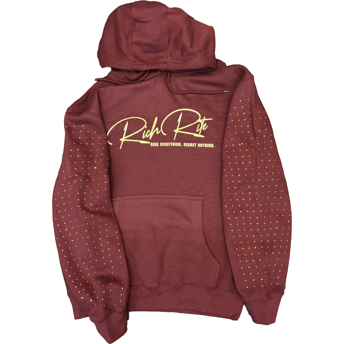 Rich Rite Gold Foil/Rhinestone Unisex Hoodie