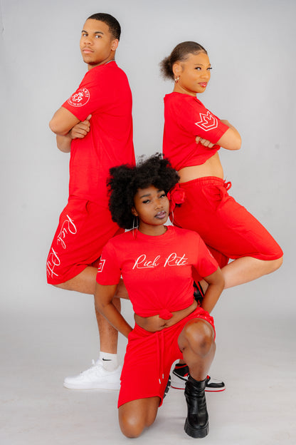 Rich Rite Script Unisex Short Set