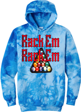Rack Em, Rack Em Unisex Tie-Dye Unisex Hoodie