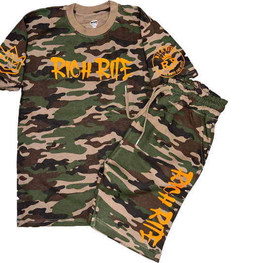 Rich Rite Camo Unisex Short Set