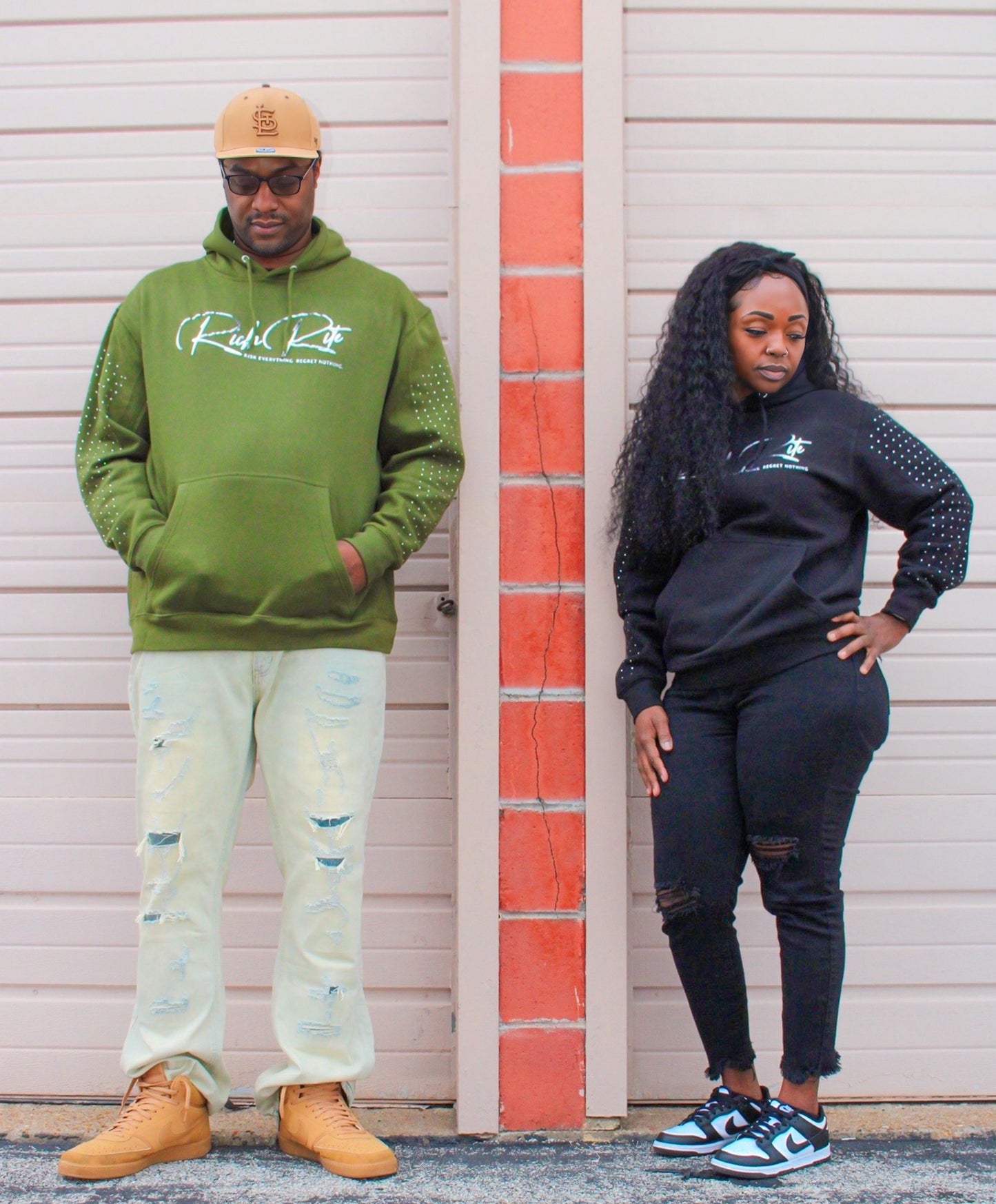 Rich Rite Foil/Rhinestone Unisex Hoodie