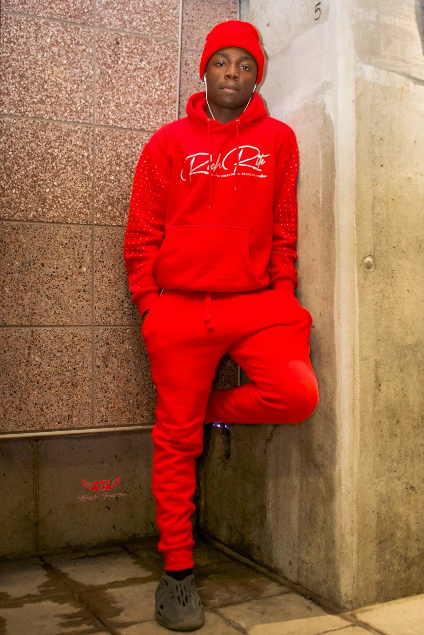 Rich Rite Foil/Rhinestone Unisex Hoodie