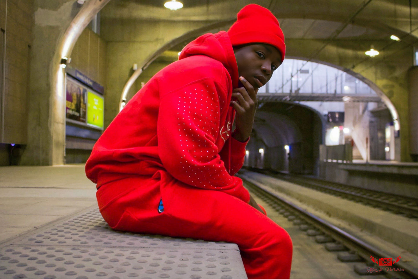 Rich Rite Foil/Rhinestone Unisex Hoodie