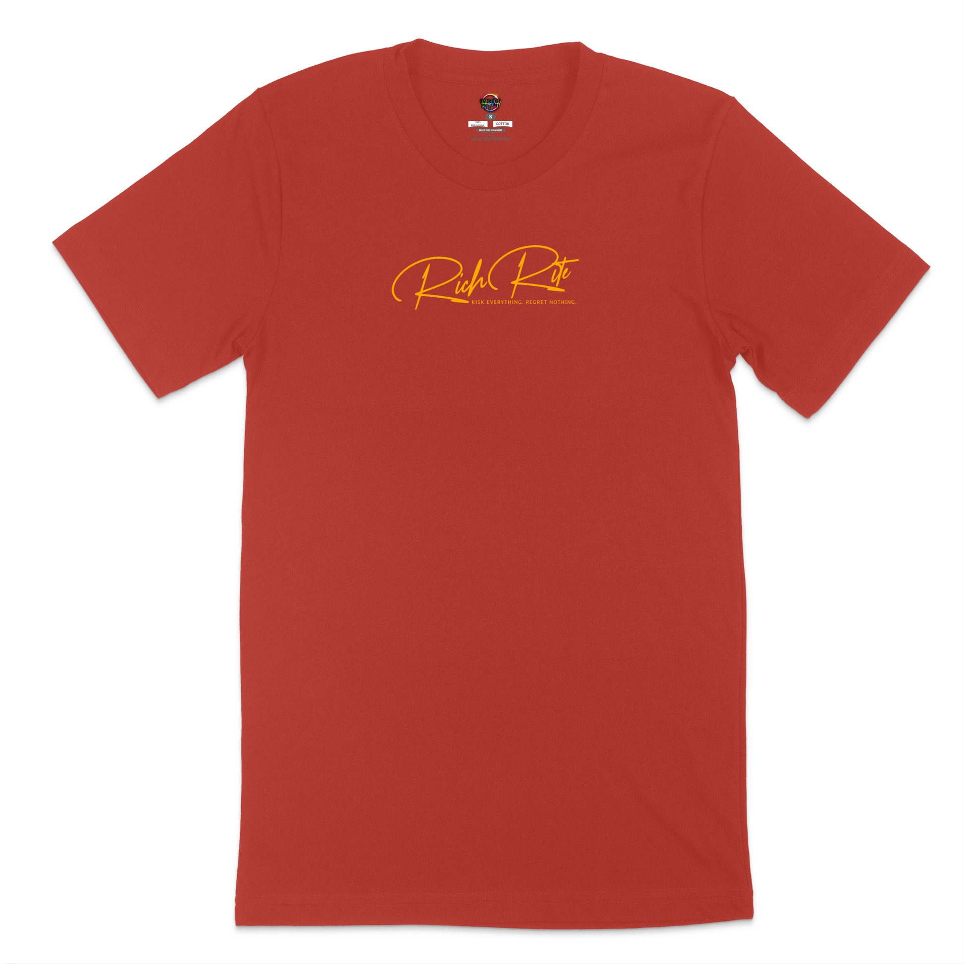 Rich Rite Risk Everything, Regret Nothing Unisex T-Shirt