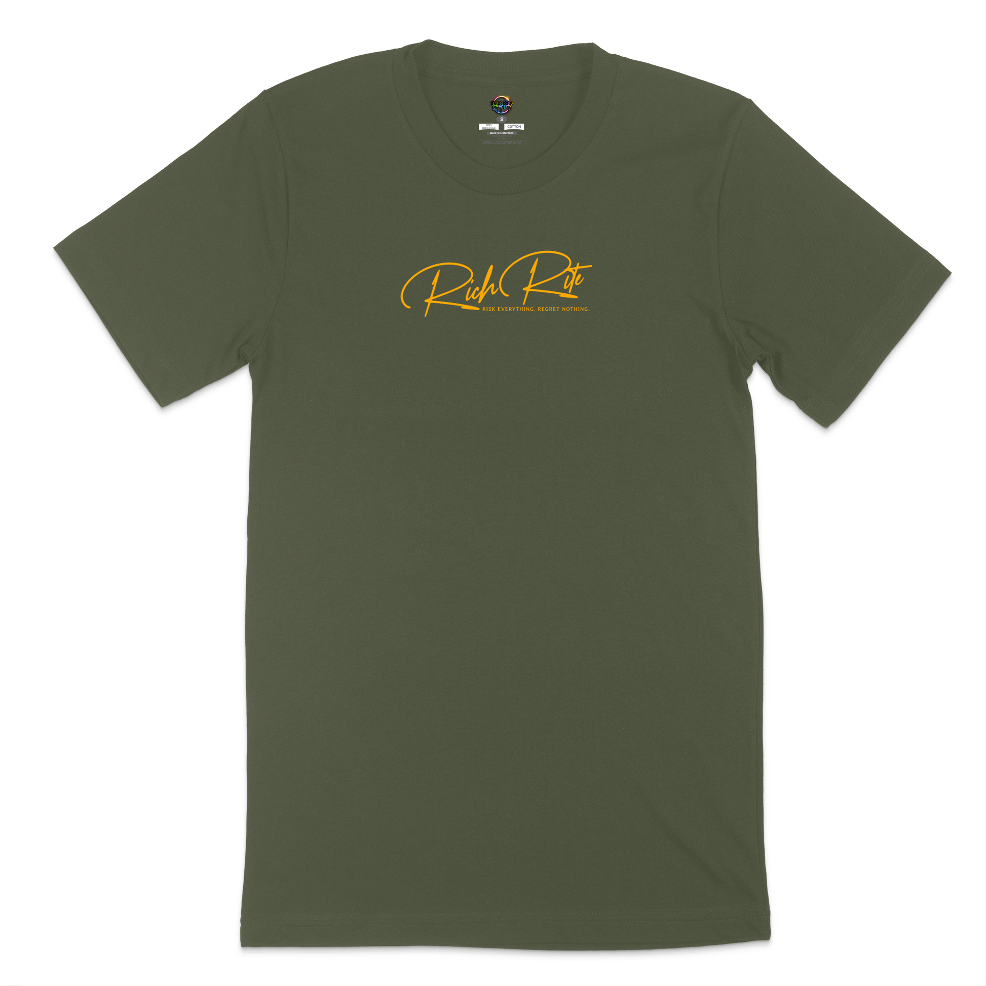 Rich Rite Risk Everything, Regret Nothing Unisex T-Shirt
