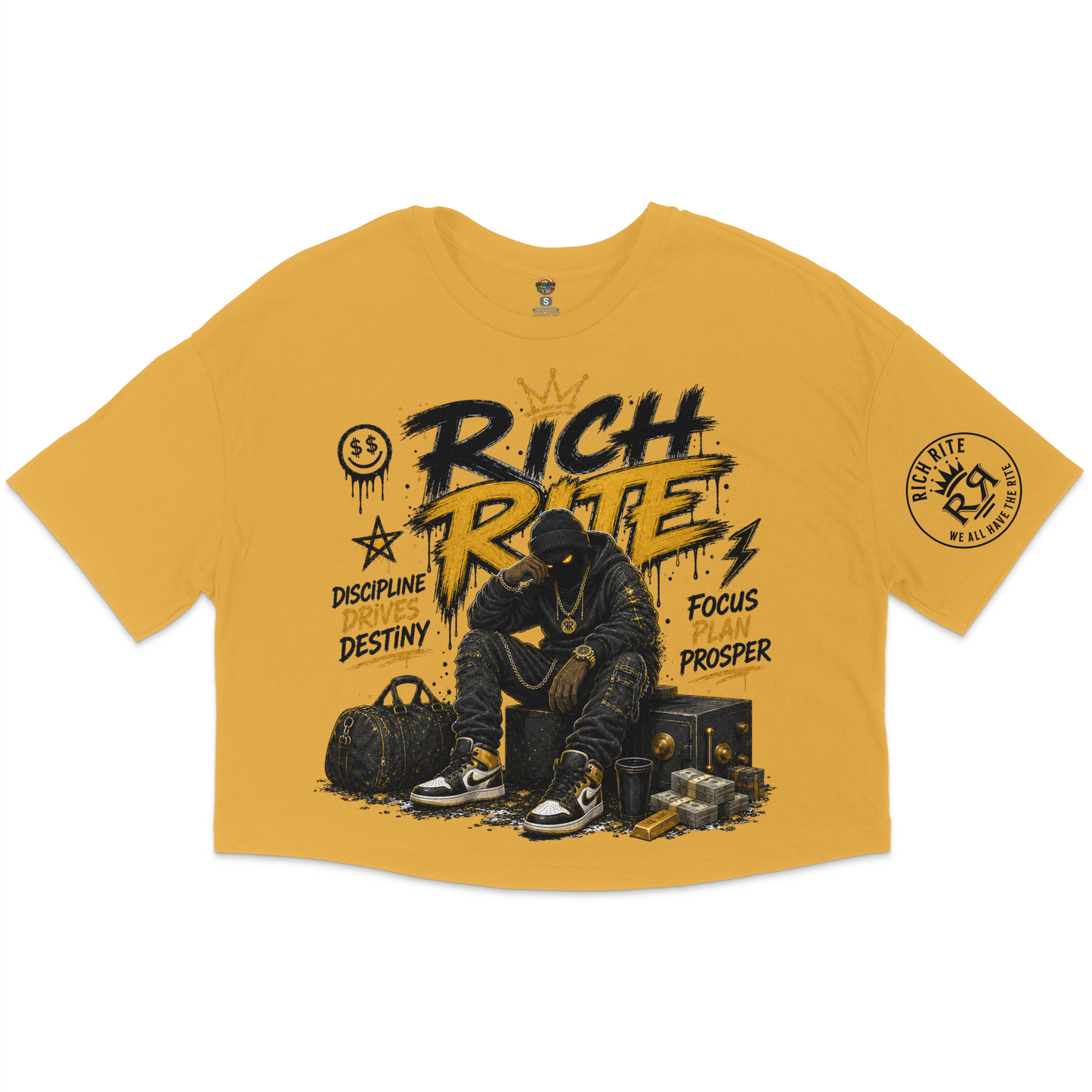 Rich Rite Jersey Cropped T-Shirt