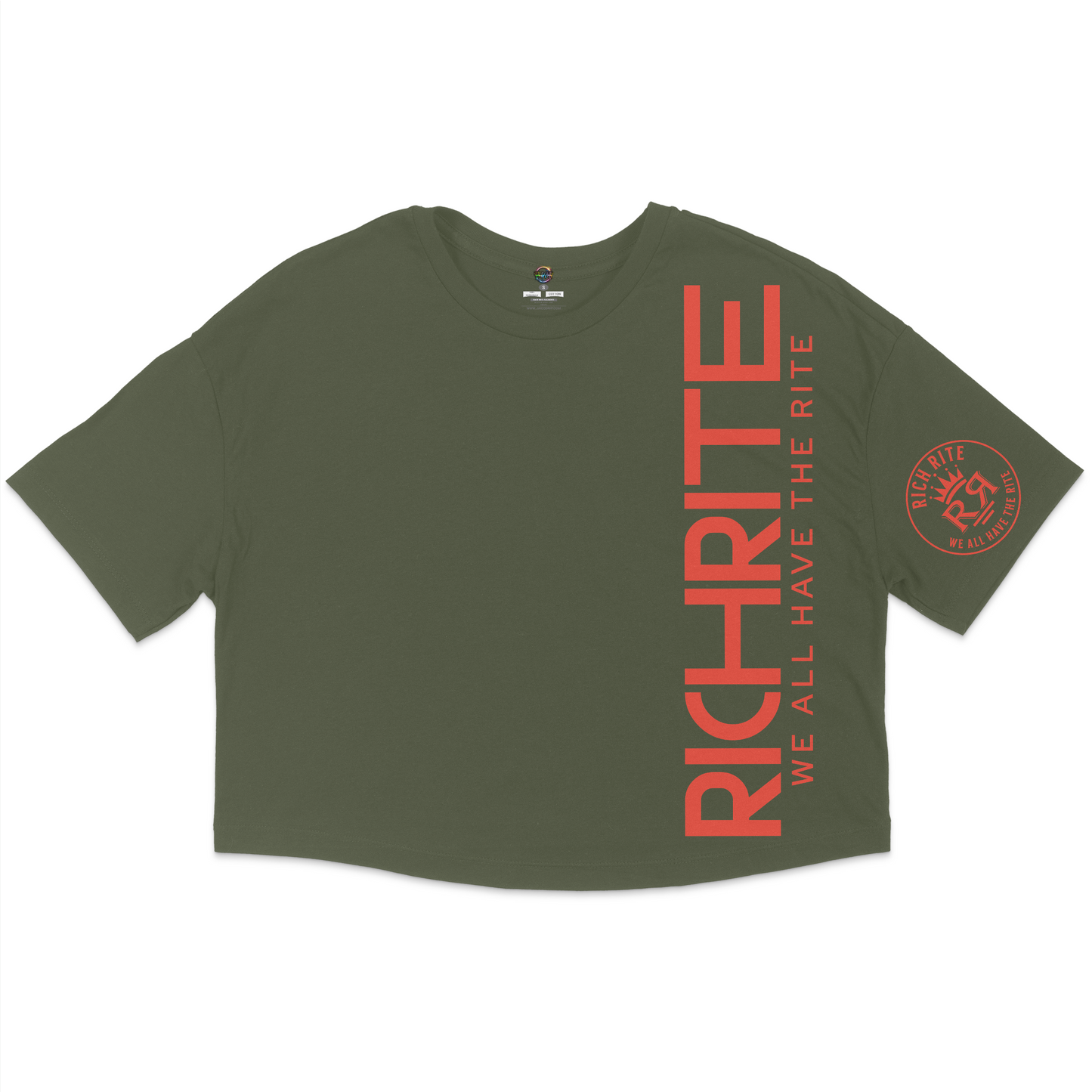 Rich Rite Jersey Cropped T-Shirt
