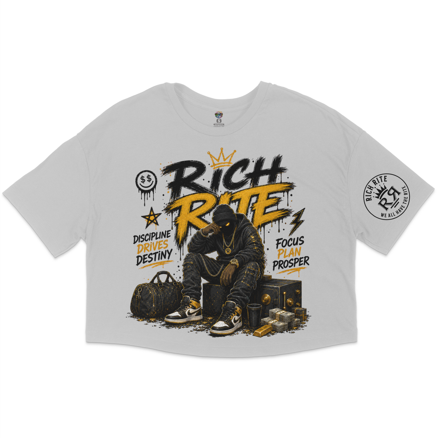 Rich Rite Jersey Cropped T-Shirt