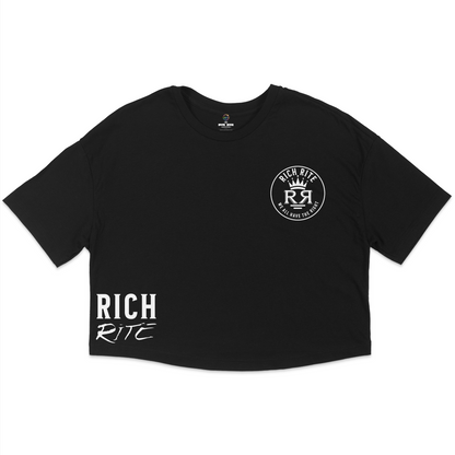 Rich Rite Front and Back Jersey Cropped Tshirt