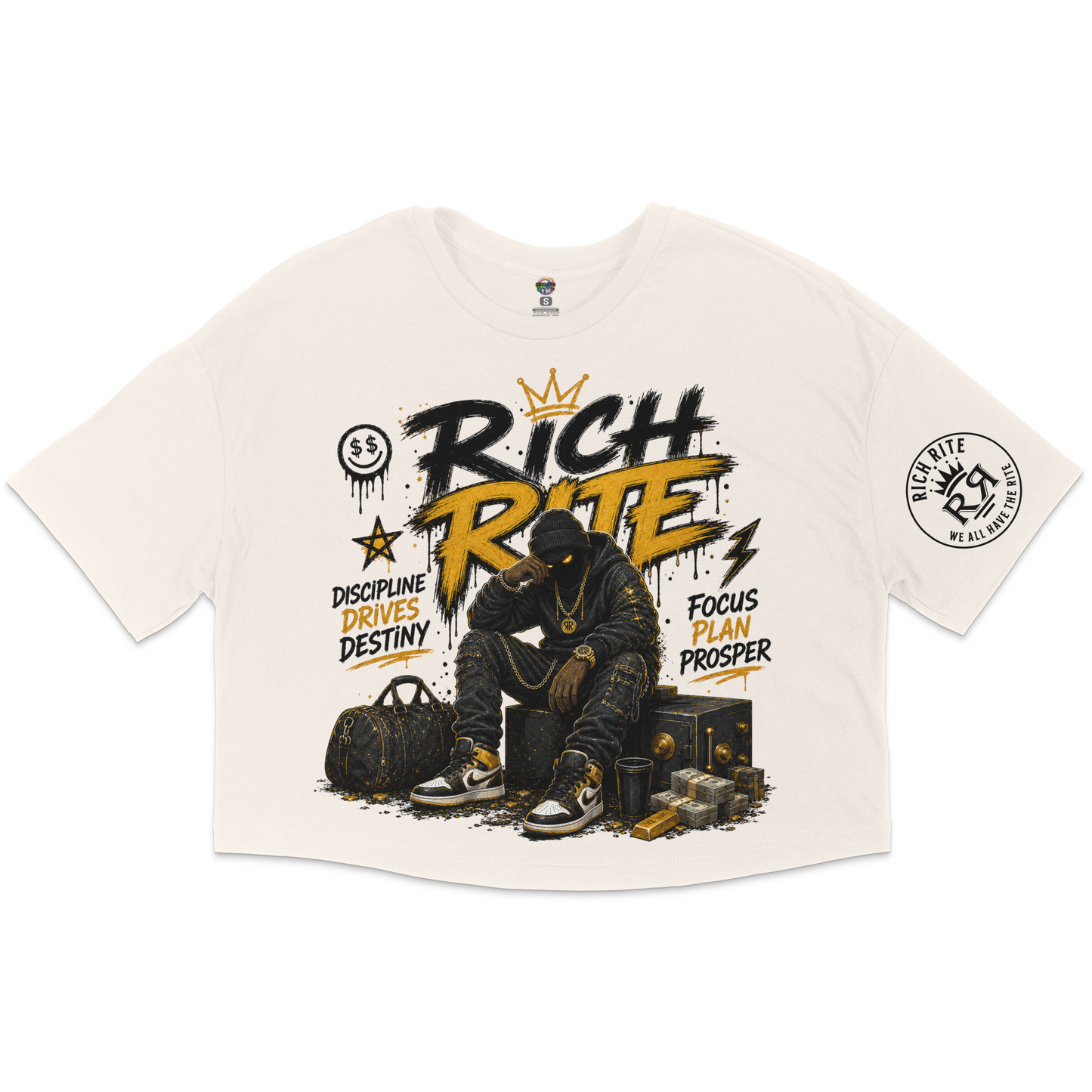 Rich Rite Jersey Cropped T-Shirt