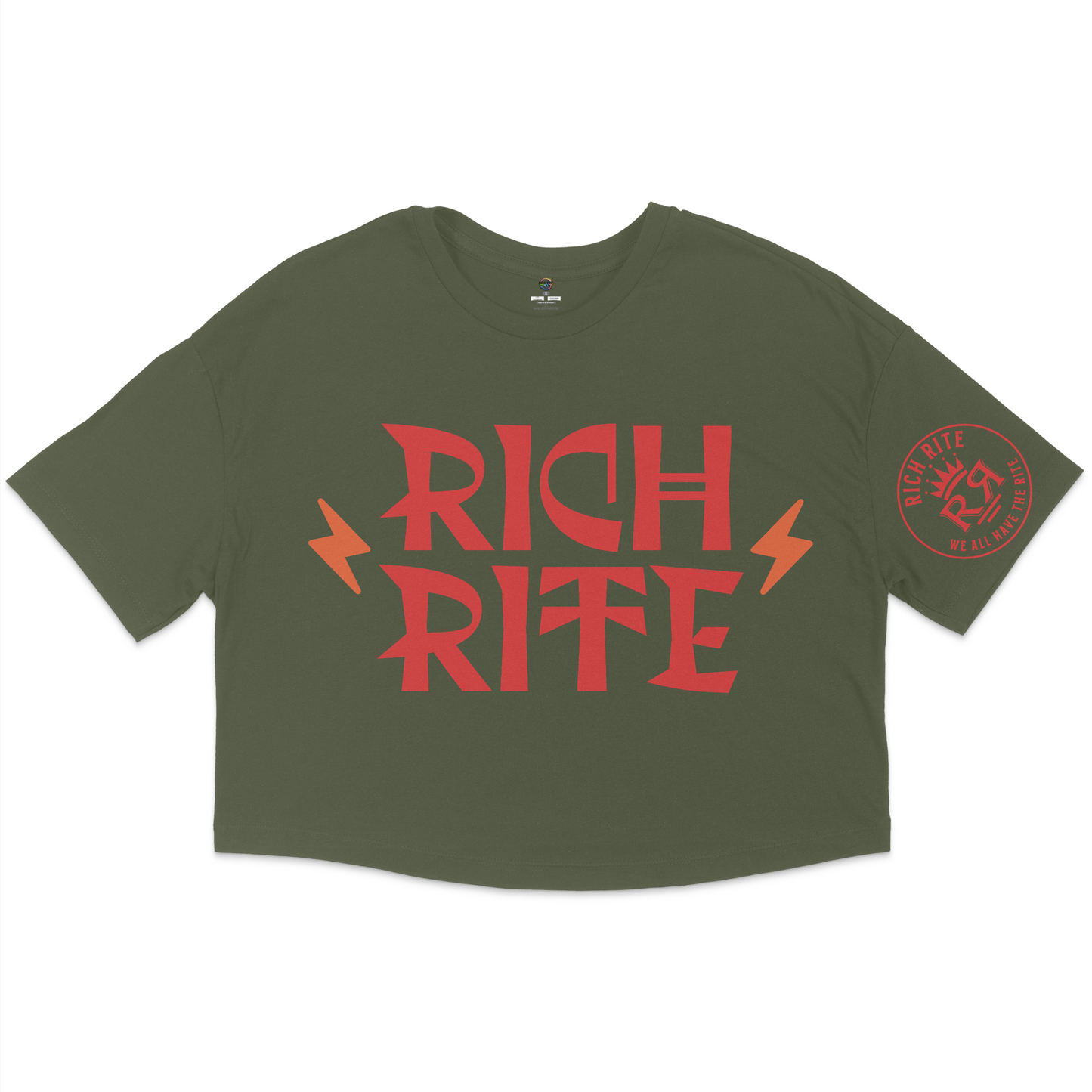 Rich Rite Jersey Cropped T-Shirt