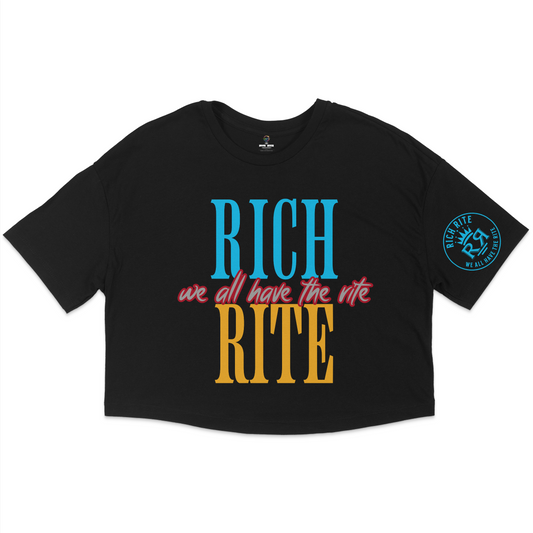 Rich Rite Jersey Cropped T-Shirt
