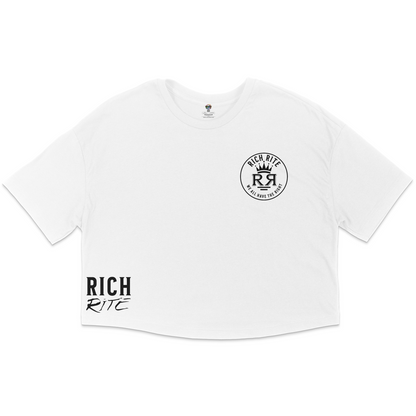 Rich Rite Front and Back Jersey Cropped Tshirt