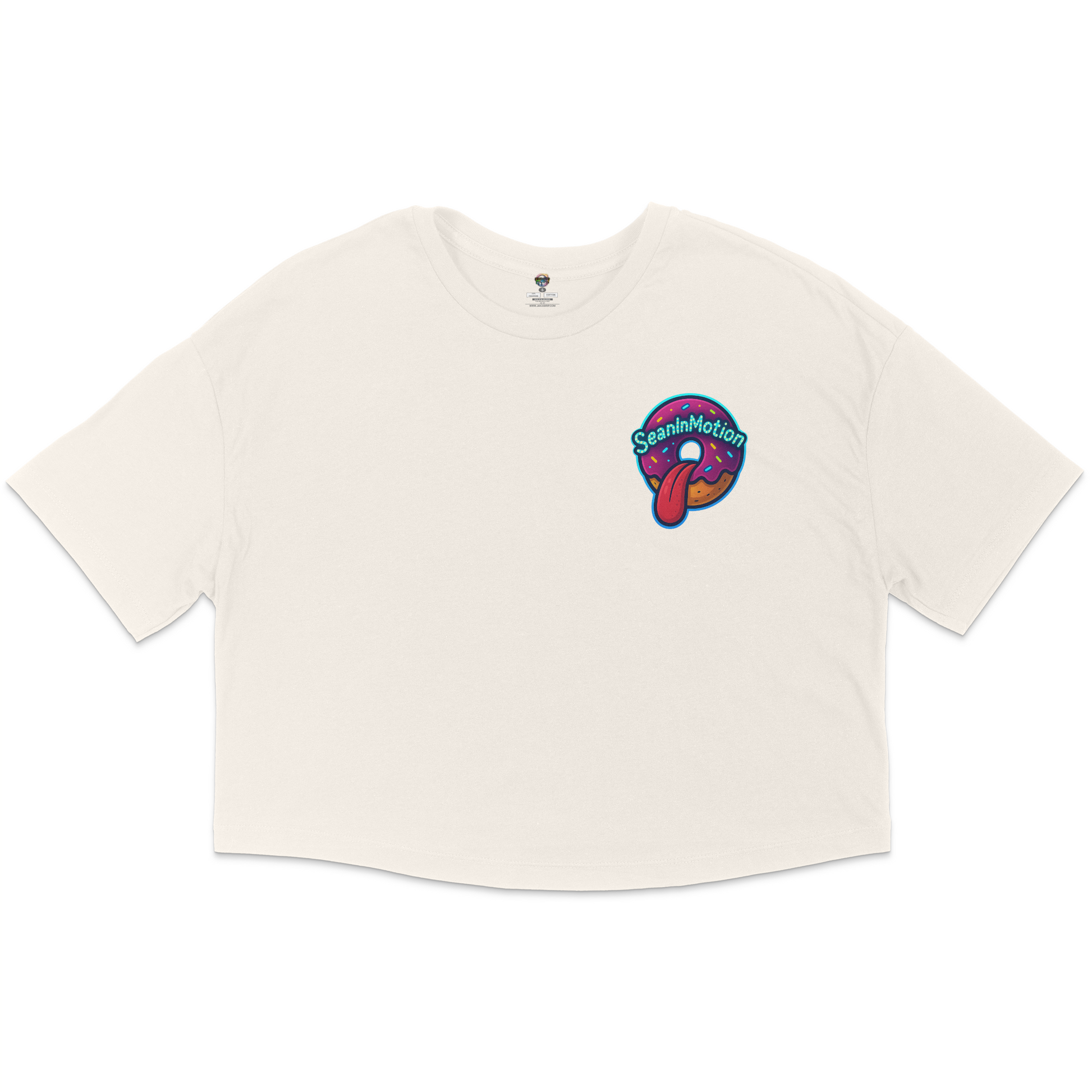 Team In Motion Front And Back Jersey Cropped T-Shirt