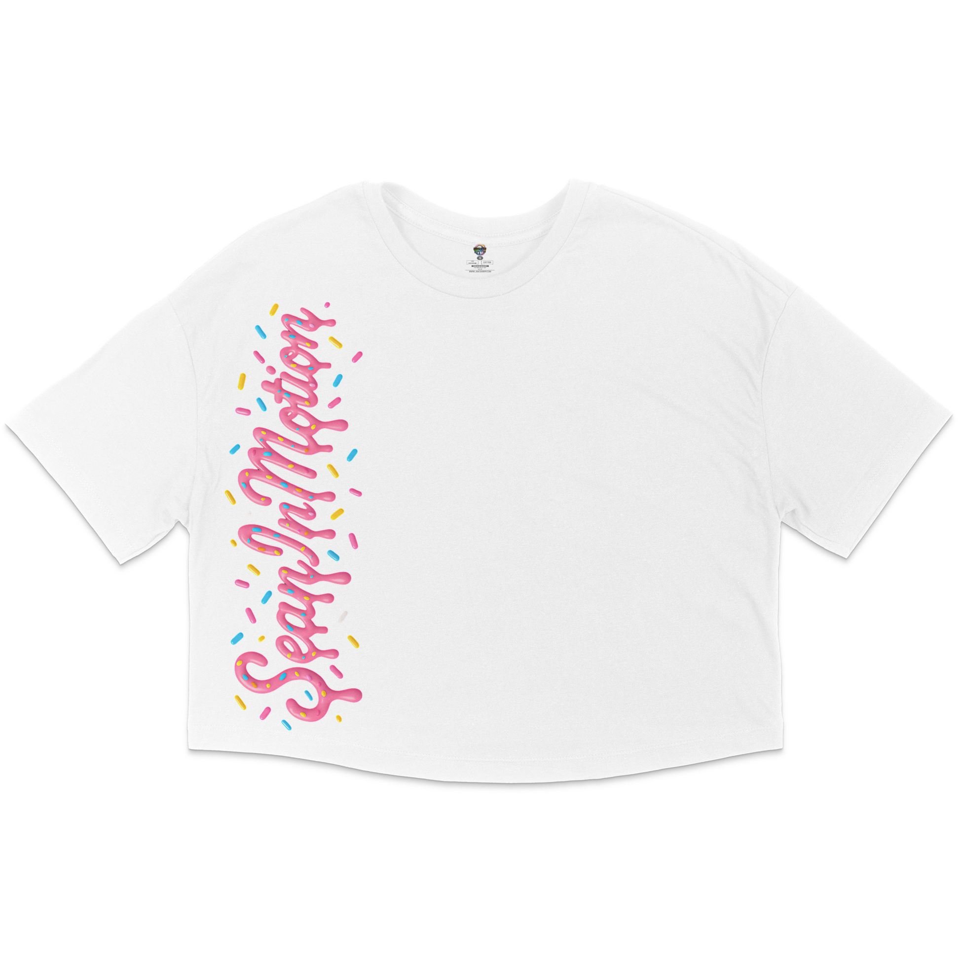 Seaninmotion Side Design Jersey Cropped T-Shirt
