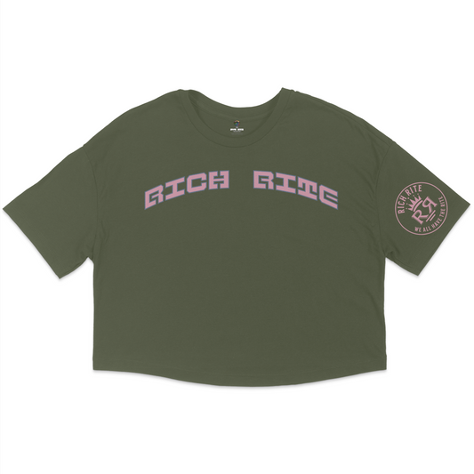 Rich Rite Jersey Cropped T-Shirt