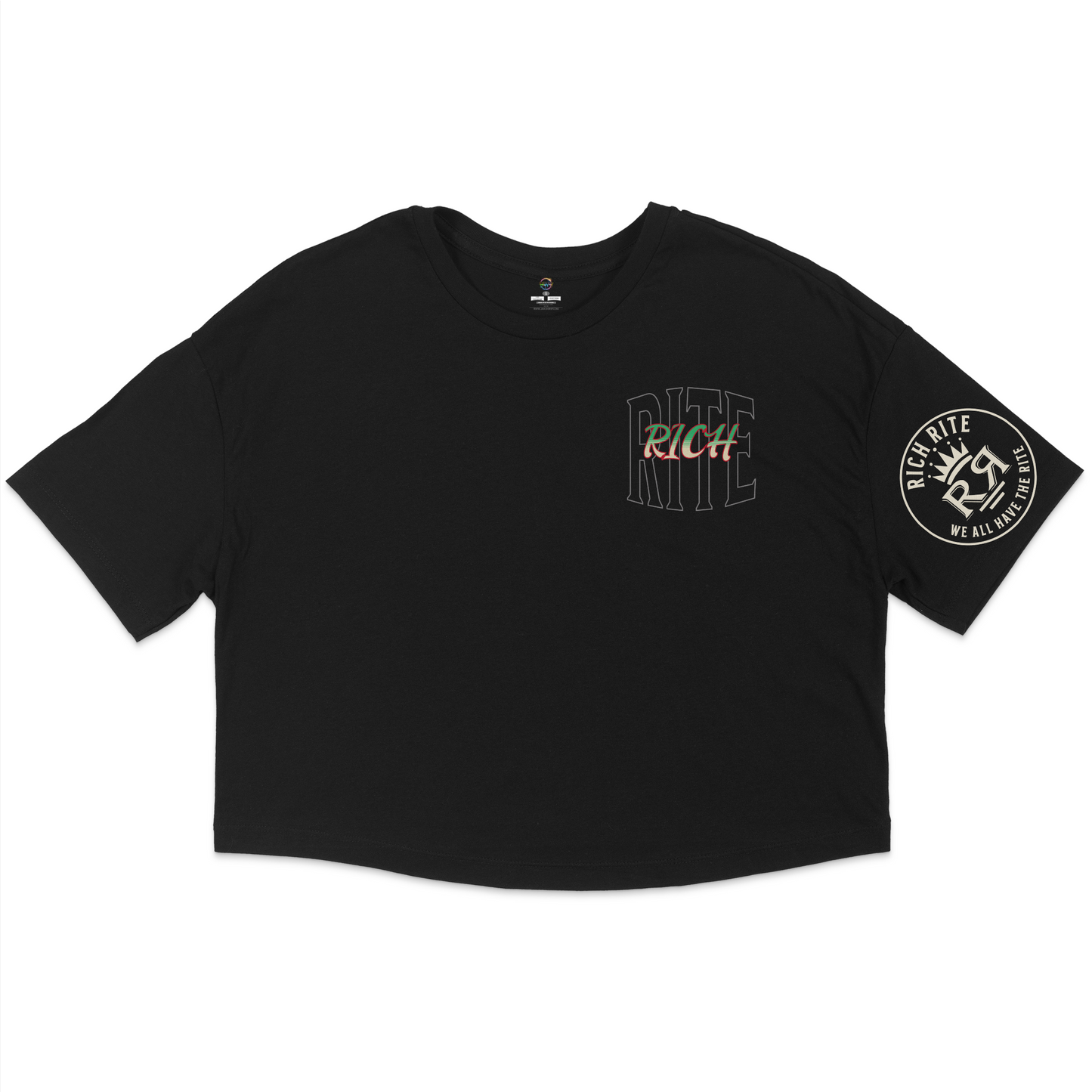 Rich Rite Jersey Cropped T-Shirt