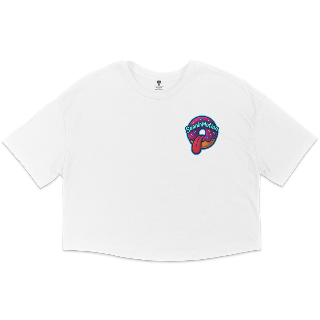 Team In Motion Front And Back Jersey Cropped T-Shirt