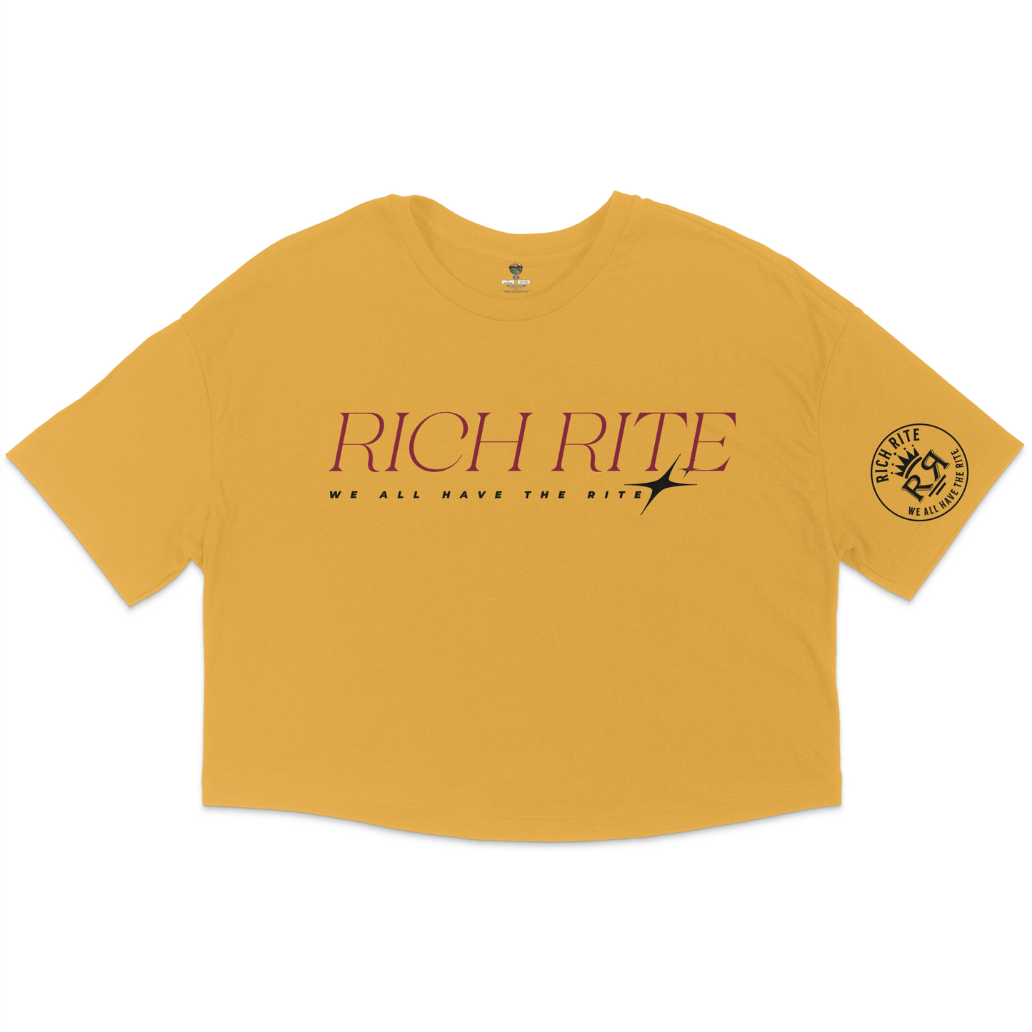 Rich Rite Jersey Cropped T-Shirt