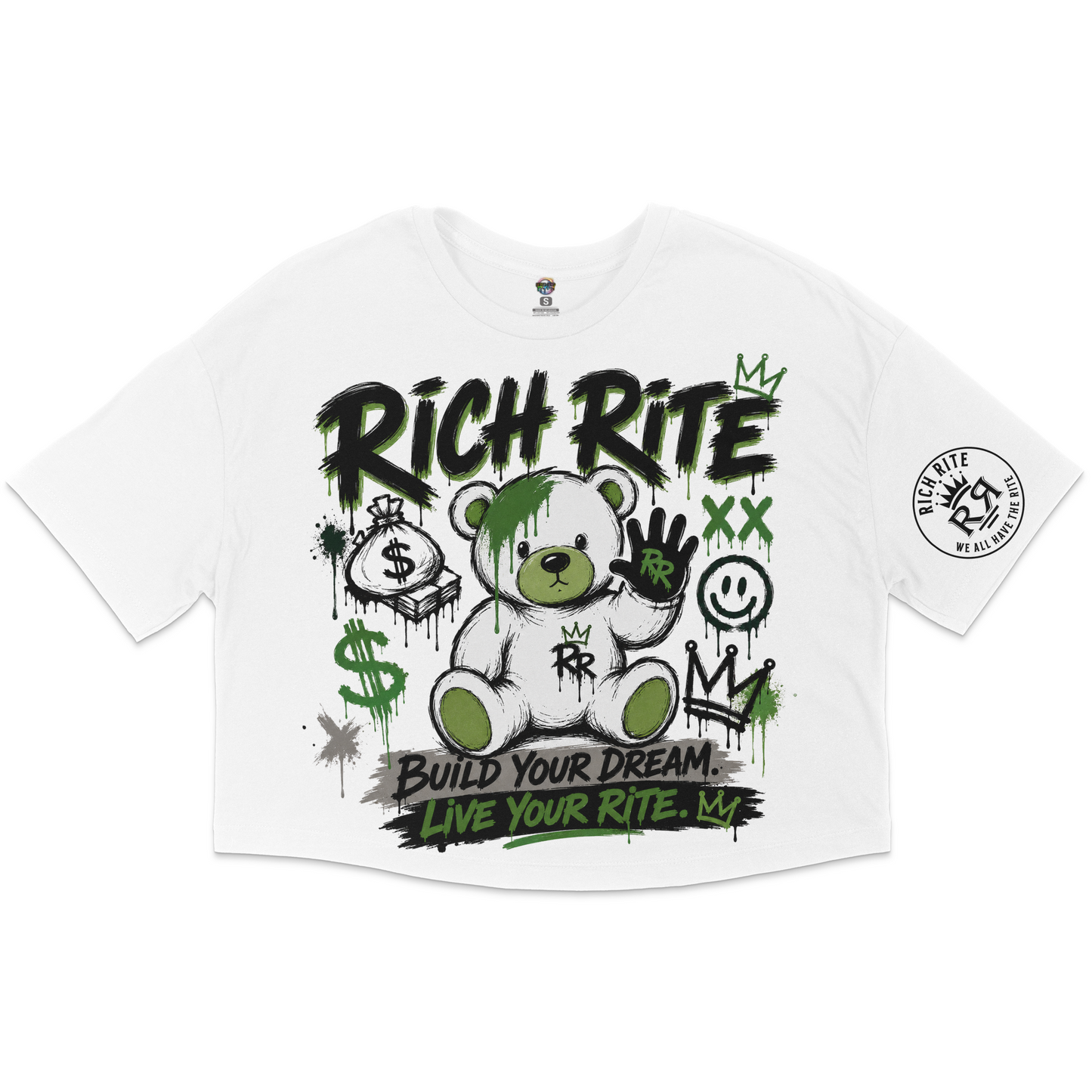 Rich Rite Jersey Cropped T-Shirt