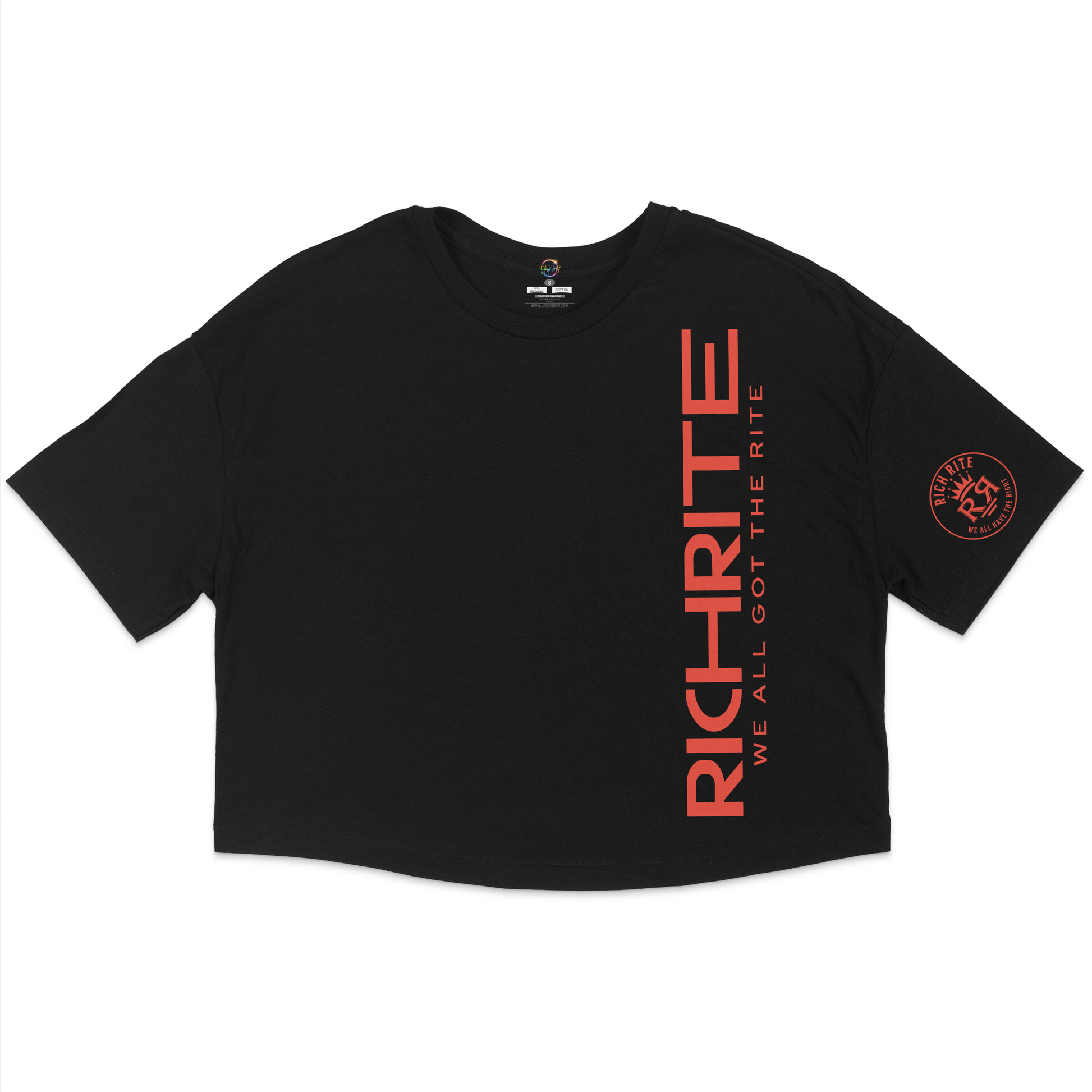 Rich Rite Jersey Cropped T-Shirt