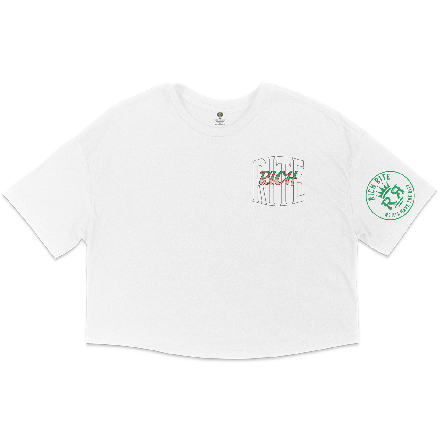 Rich Rite Jersey Cropped T-Shirt