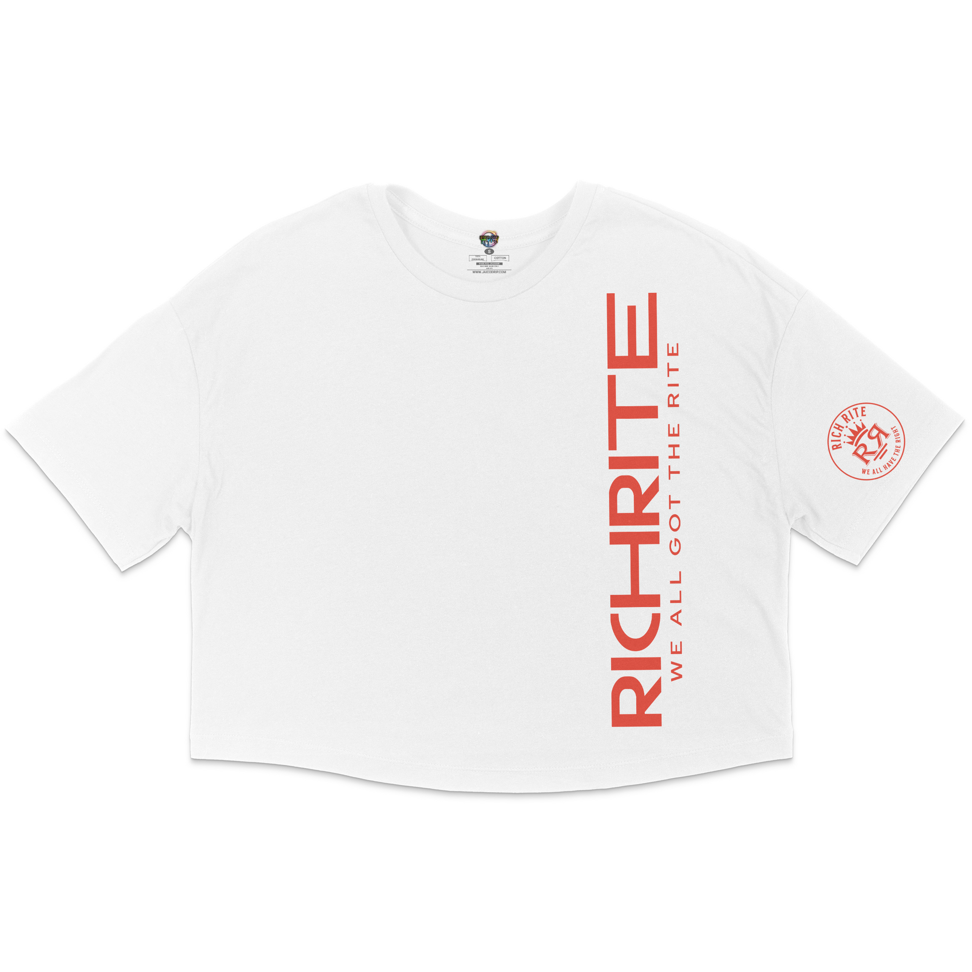 Rich Rite Jersey Cropped T-Shirt