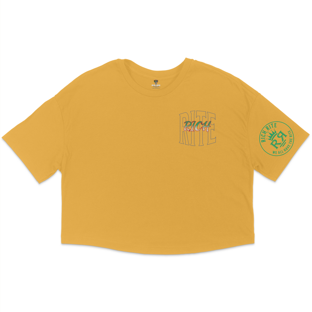 Rich Rite Jersey Cropped T-Shirt