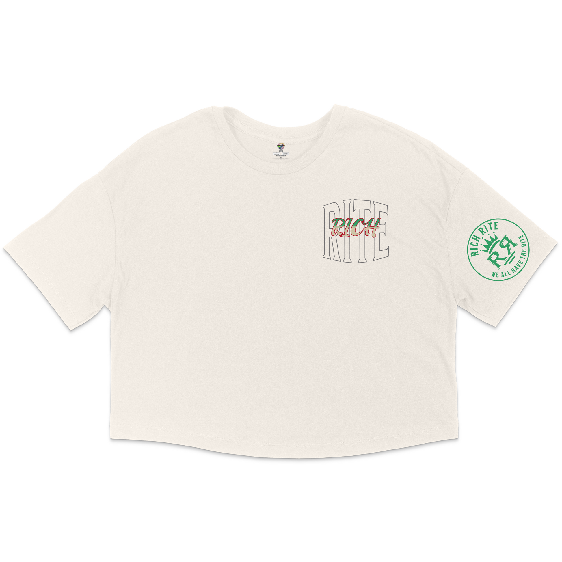 Rich Rite Jersey Cropped T-Shirt