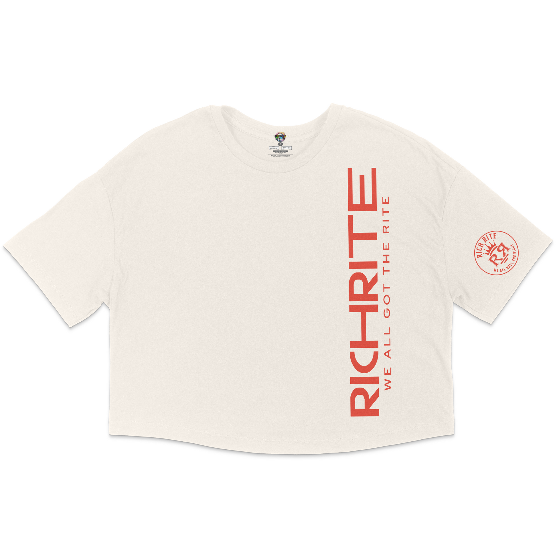 Rich Rite Jersey Cropped T-Shirt