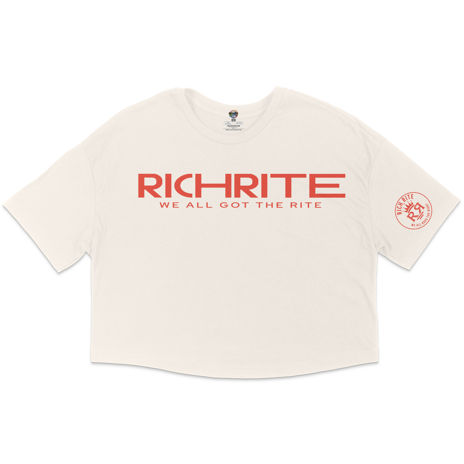 Rich Rite Jersey Cropped T-Shirt