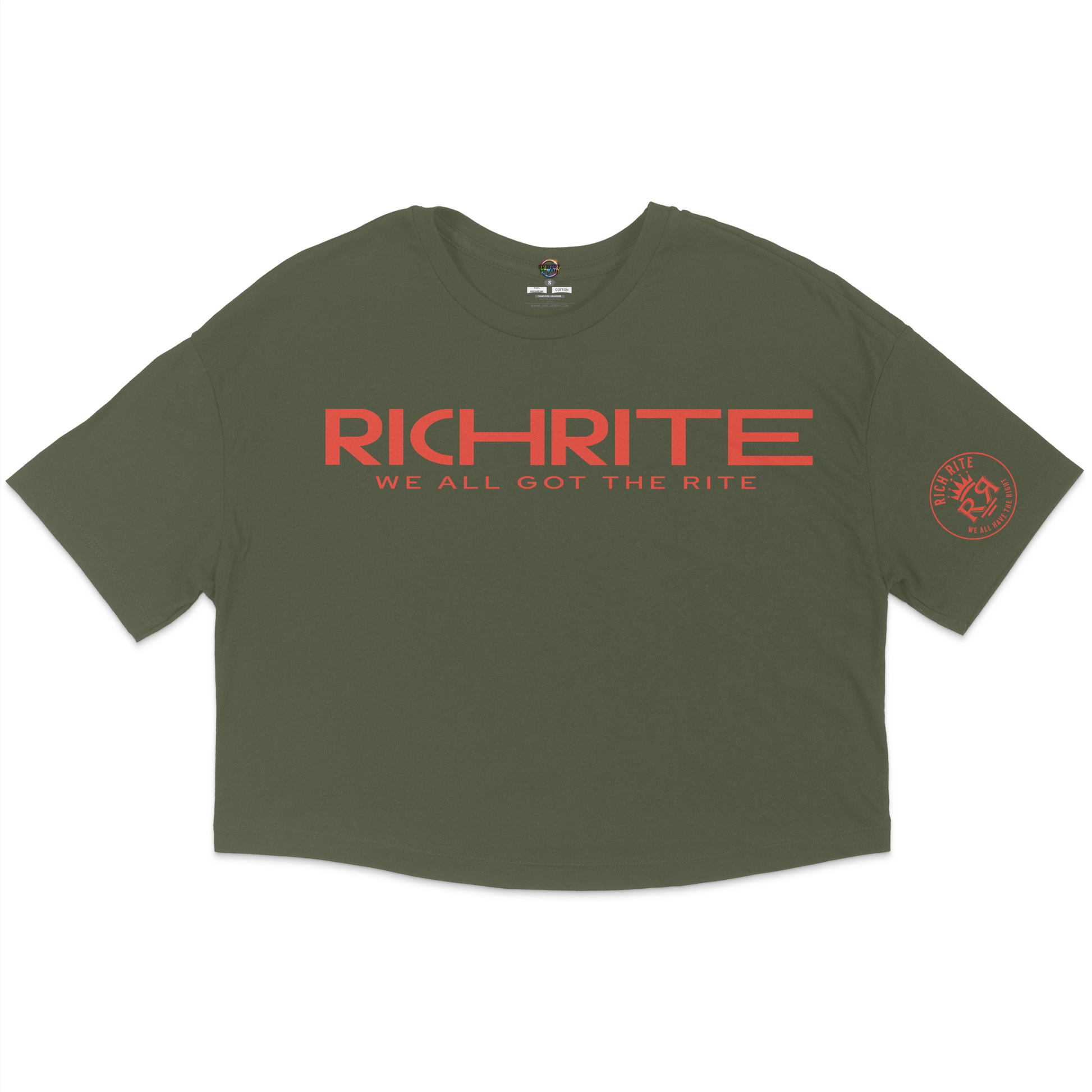 Rich Rite Jersey Cropped T-Shirt