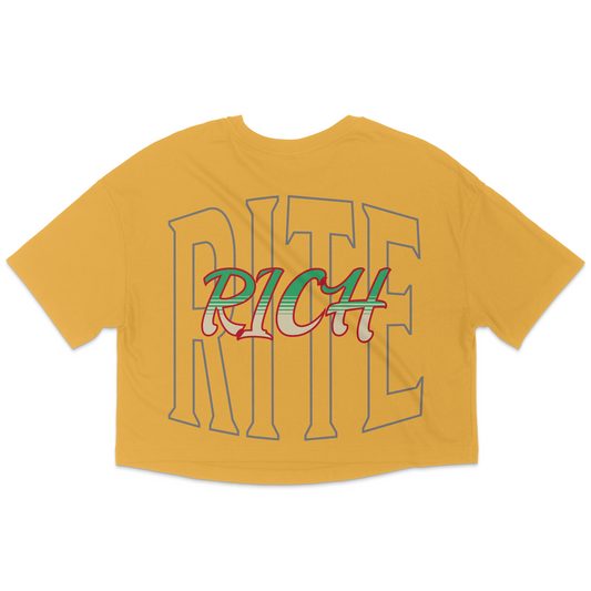 Rich Rite Jersey Cropped T-Shirt