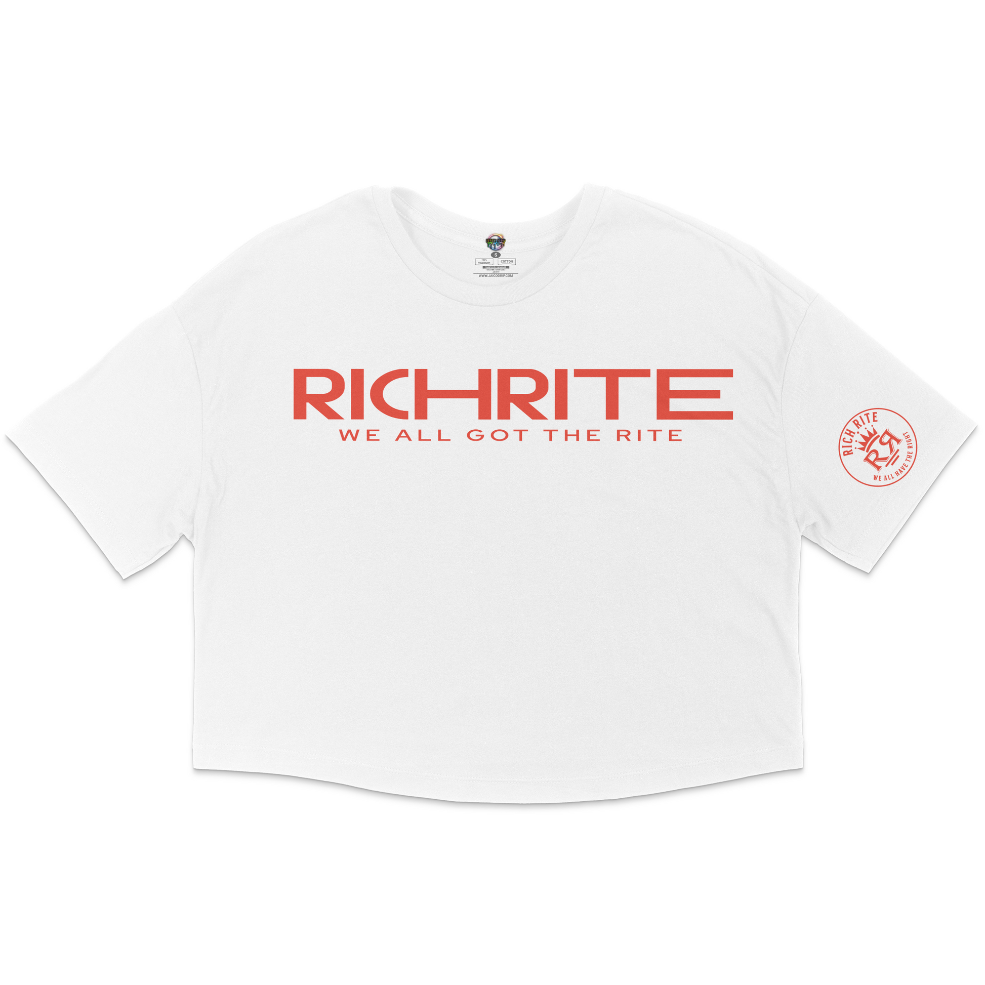 Rich Rite Jersey Cropped T-Shirt