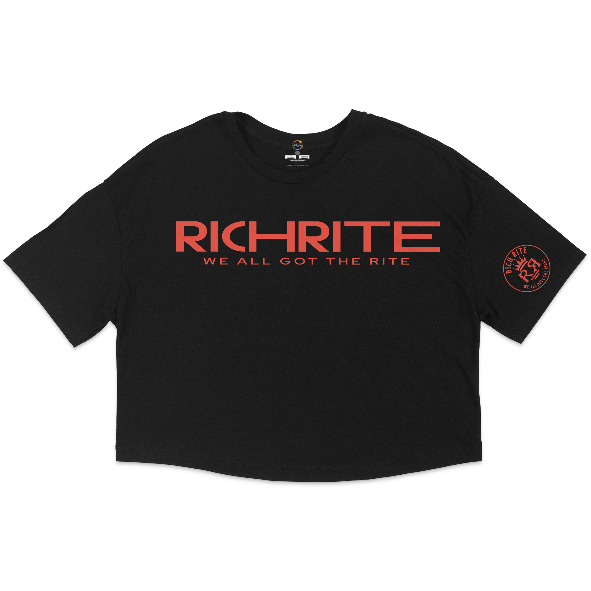 Rich Rite Jersey Cropped T-Shirt