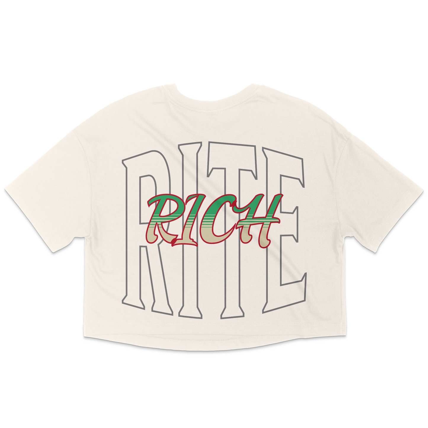 Rich Rite Jersey Cropped T-Shirt
