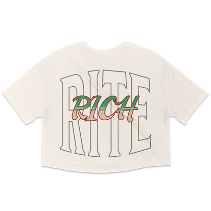 Rich Rite Jersey Cropped T-Shirt