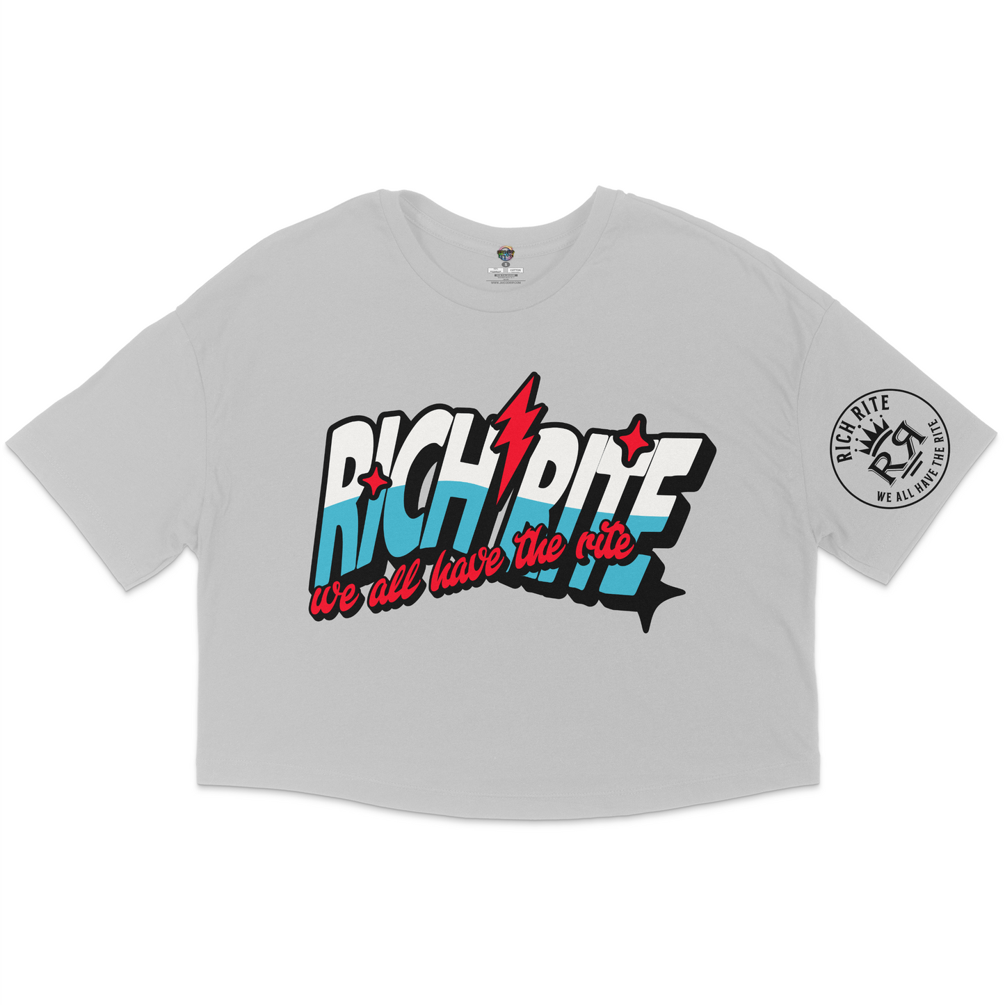 Rich Rite Bomb Pop Jersey Cropped T-Shirt