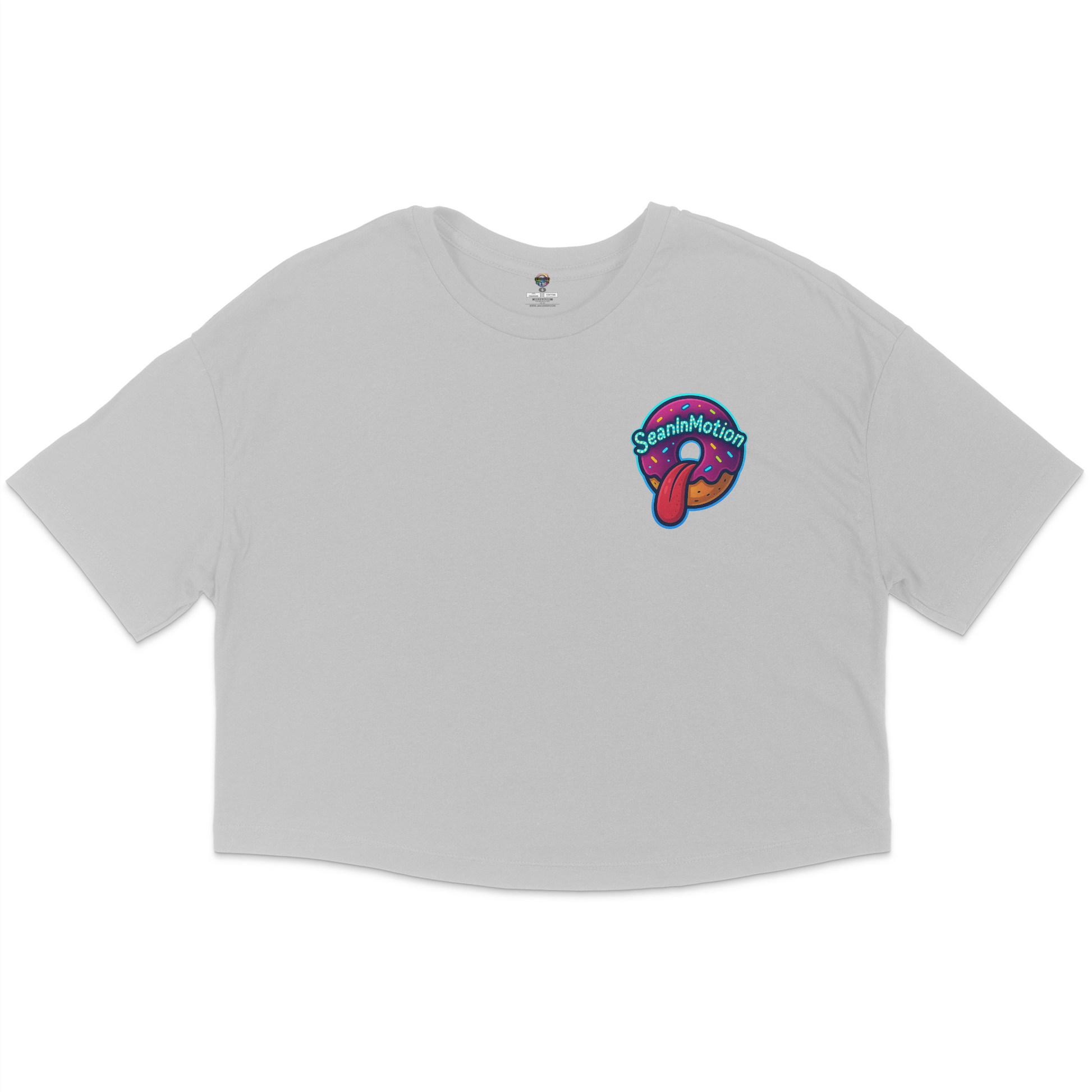 Team In Motion Front And Back Jersey Cropped T-Shirt