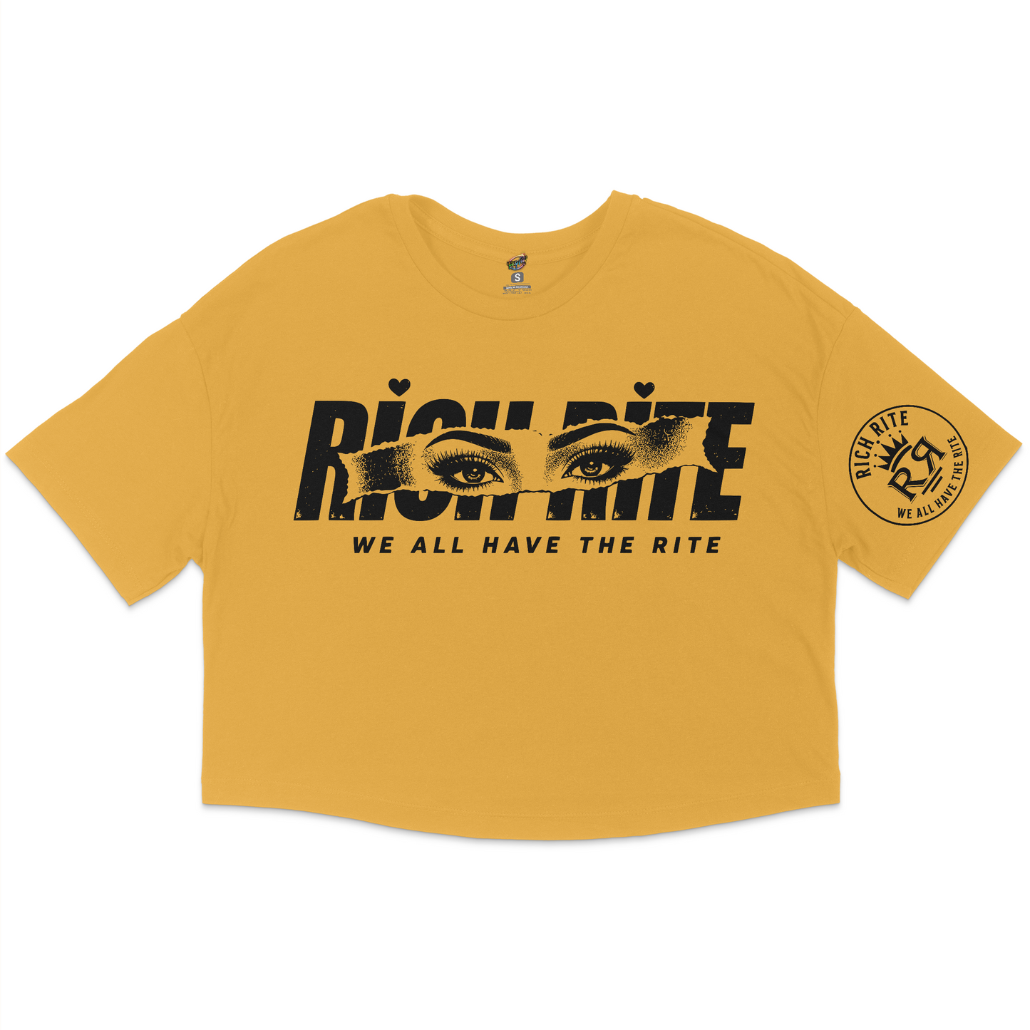 Rich Rite Jersey Cropped T-Shirt