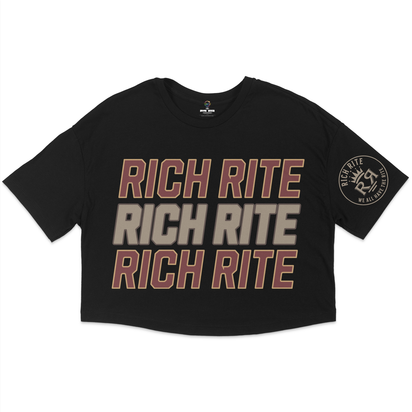 Rich Rite Jersey Cropped T-Shirt