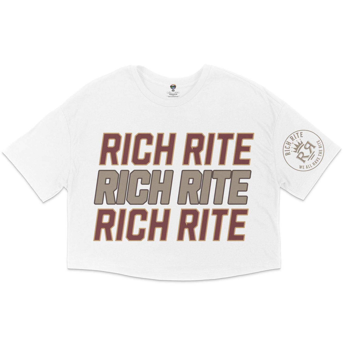 Rich Rite Jersey Cropped T-Shirt