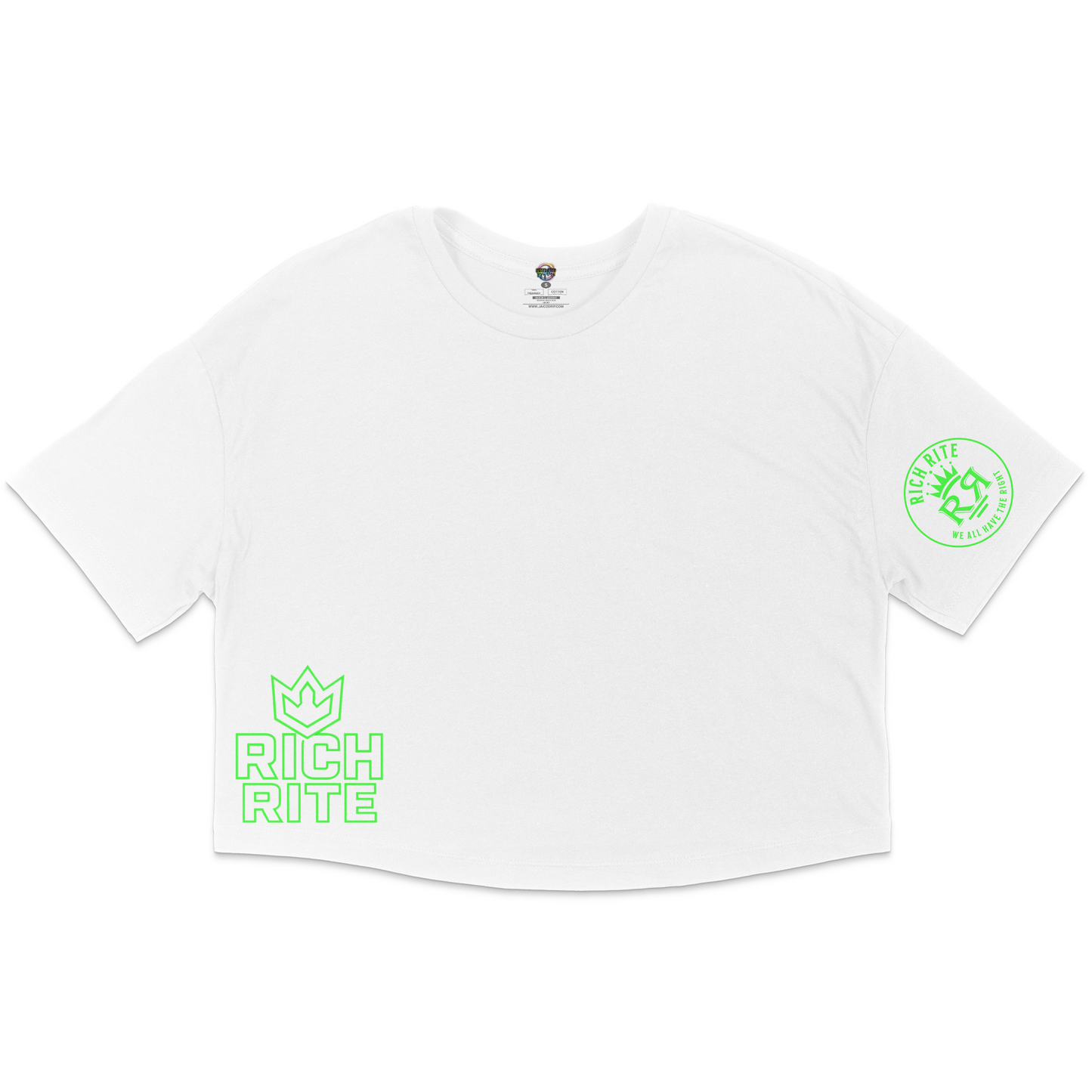 Rich Rite Crown Bottom Jersey Cropped T-Shirt