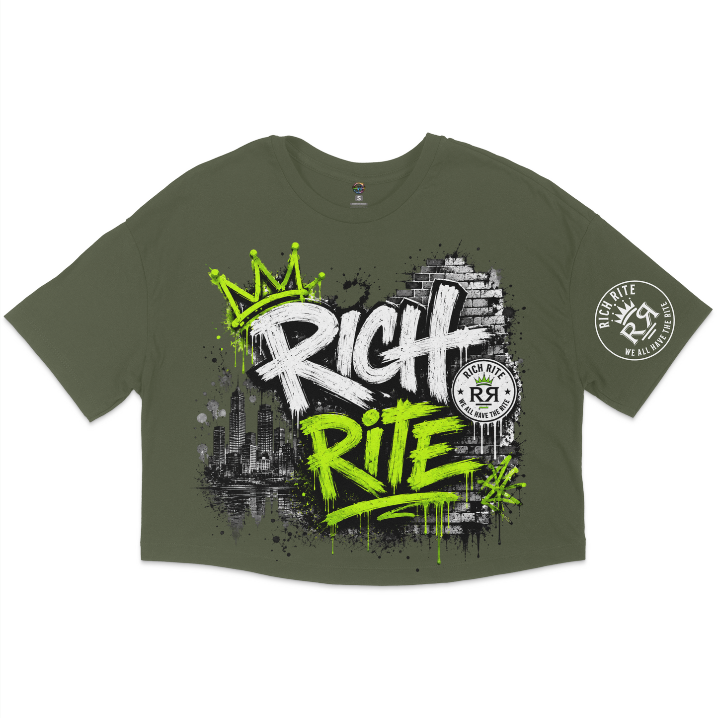 Rich Rite Jersey Cropped T-Shirt