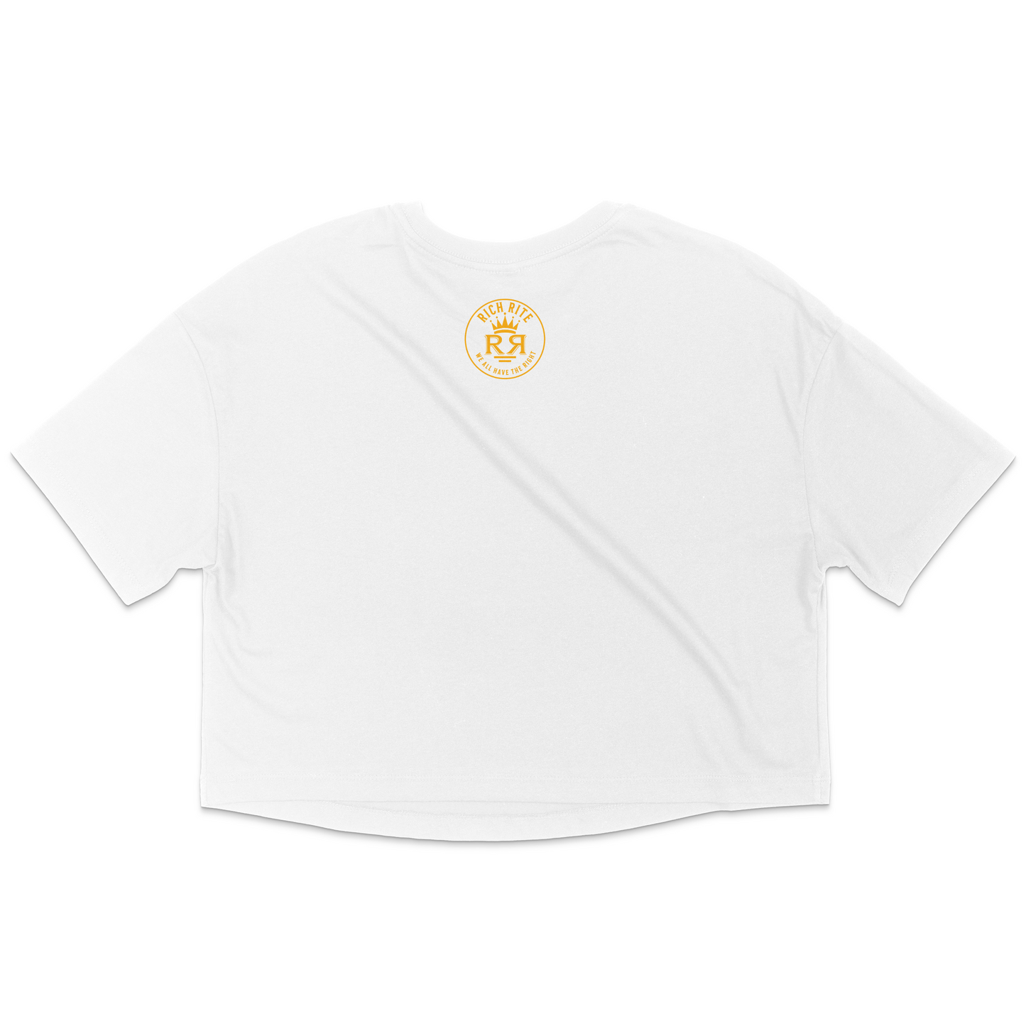 Rich Rite Risk Everything, Regret Nothing Cropped T-shirt