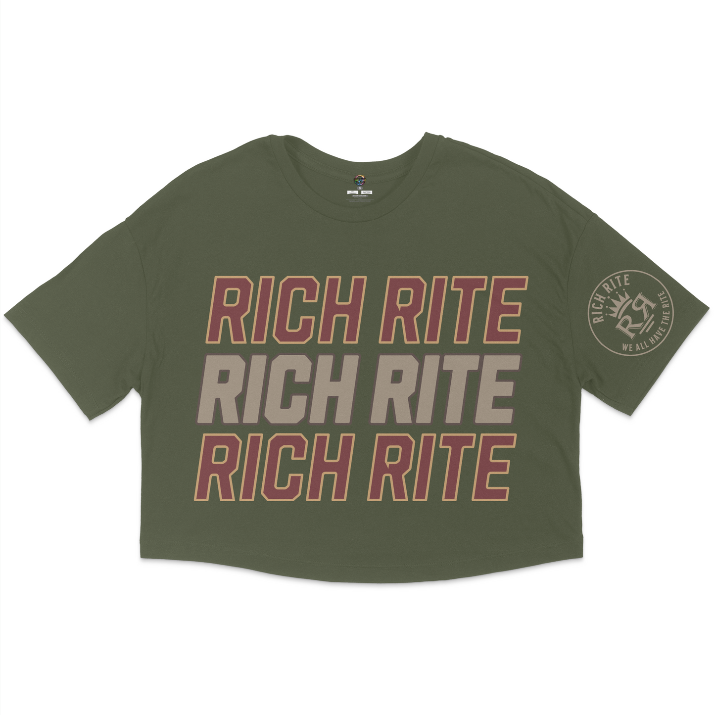 Rich Rite Jersey Cropped T-Shirt