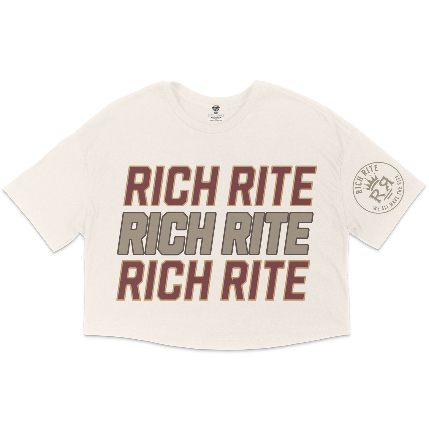 Rich Rite Jersey Cropped T-Shirt