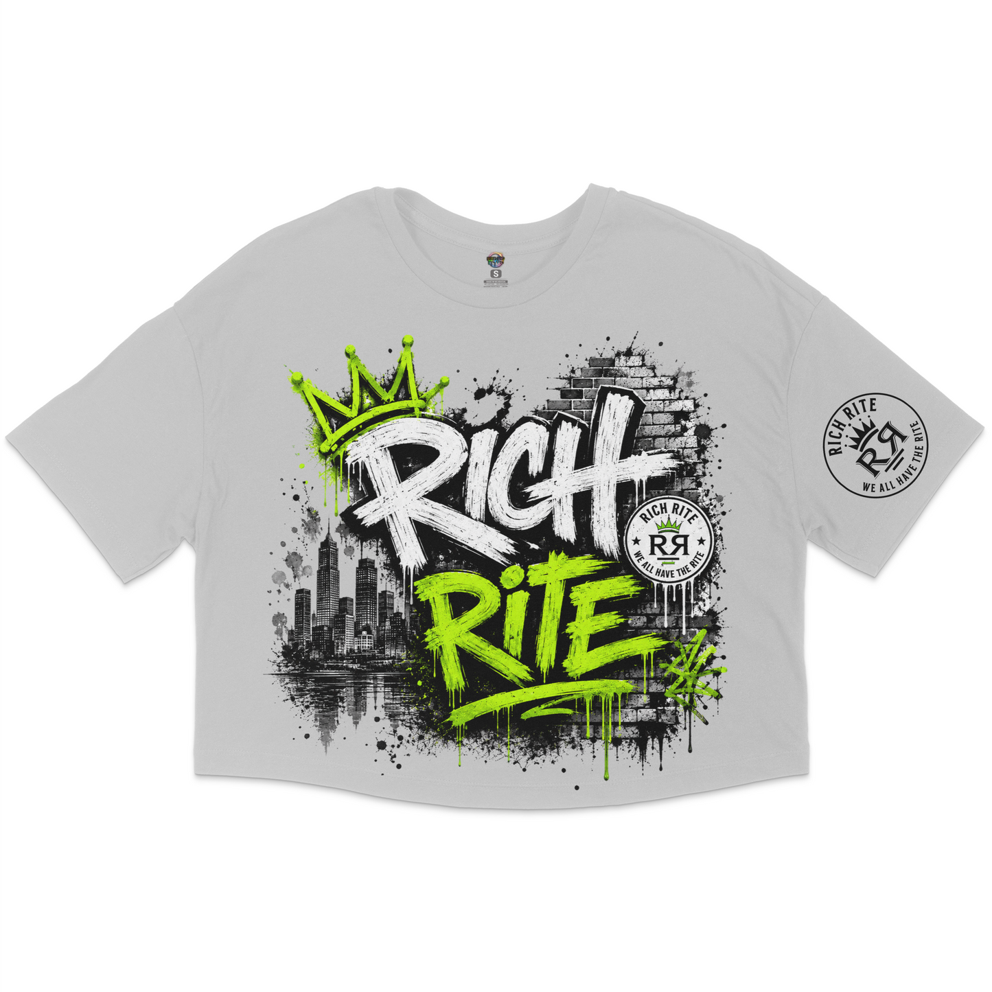 Rich Rite Jersey Cropped T-Shirt
