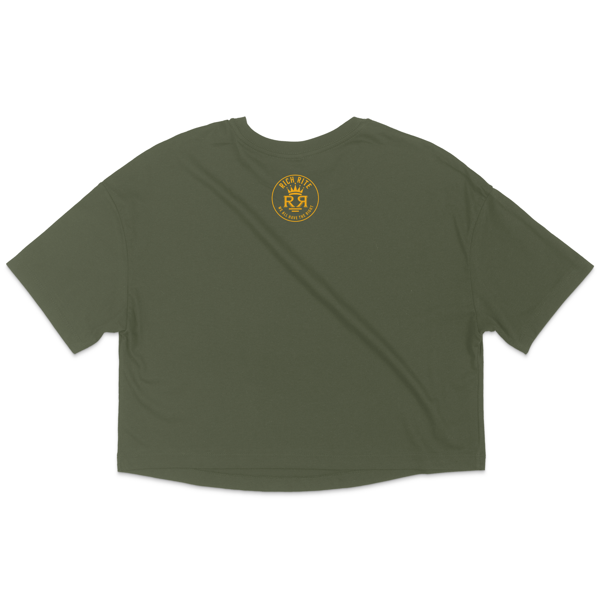 Rich Rite Risk Everything, Regret Nothing Cropped T-shirt
