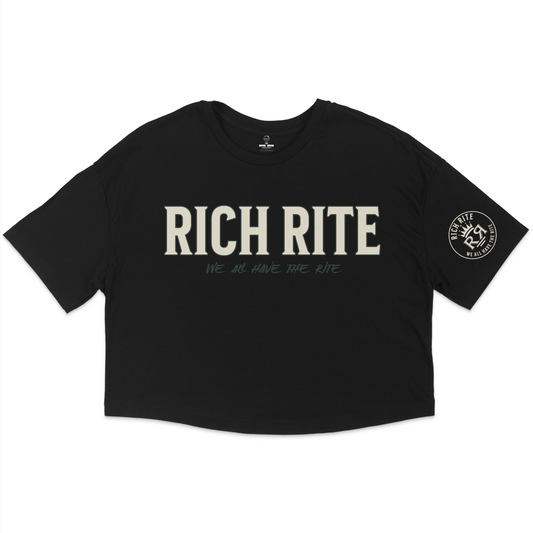 Rich Rite Jersey Cropped T-Shirt